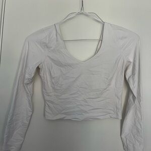 Lululemon long sleeve crop top